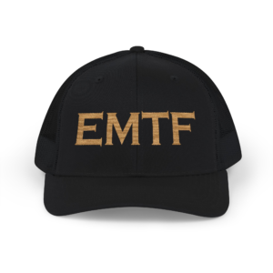 EMTF Black Snapback Hat